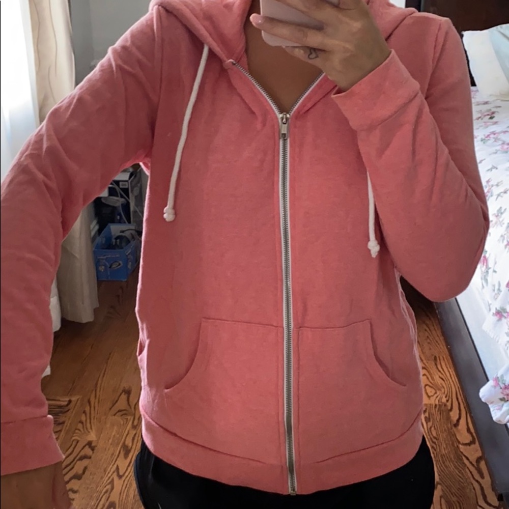 Super cute coral zip up!